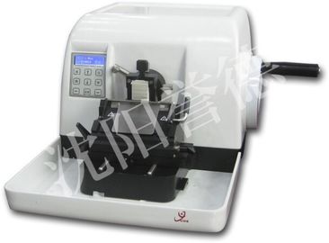 China CE Approved Semi Automatic Rotary Microtome With Label , 60mm Vertical Specimen Stroke supplier