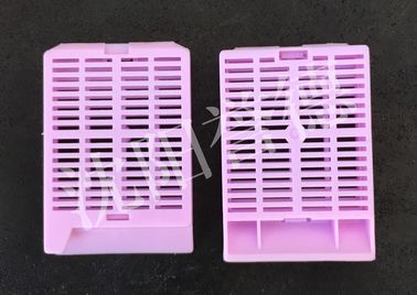 China Purple Plastic Histology Cassette , Disposable Tissue Processing Cassettes supplier