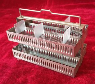 China Mold Resistant 60 Slides Histology Slide Drying Rack Vertically For Histology Laboratory supplier