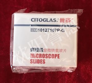 China Histology Standard Microscope Glass Slides 75mm × 25mm , 1.0mm-1.2mm Thickness distributor