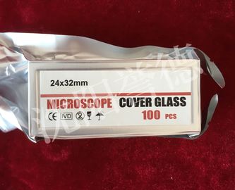 China Disposable Microscope Slide Cover Glass For Laboratory Educational Instrument supplier